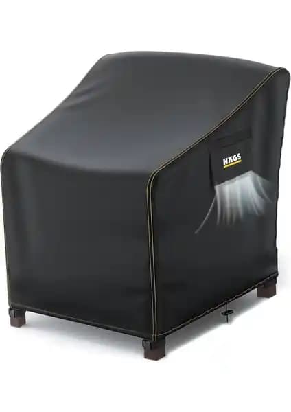 Hags Tek Kişilik Bahçe Koltuk Örtüsü: Dayanıklı ve Koruyucu Dış Mekan Mobilya Kılıfı