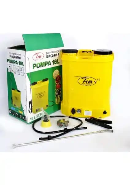 Hb Garden Tools 16 Litre Akülü Sırt Pompası Bahçe ve Tarımda Etkili İlaçlama Çözümü