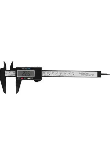Hegi Dijital Kumpas Karbon Fiber 150MM Hassas Ölçüm Aracı Endüstriyel Kullanım
