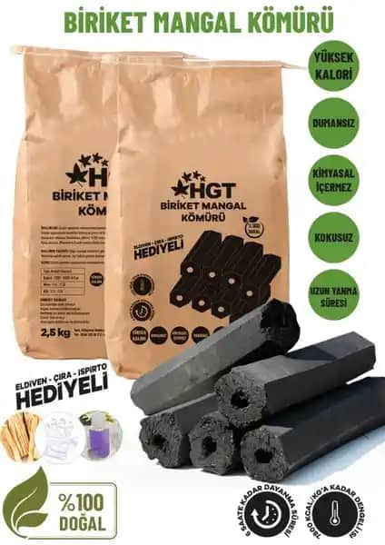Hgt Briket Mangal Kömür ve Pres Mangal Kömürü Karşılaştırması