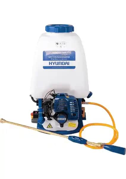 Hyundai 768 Turbo Profesyonel Benzinli İlaçlama Makinası Yüksek Performans ve Kullanım Kolaylığı