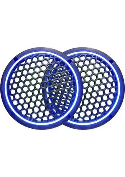 L-Sound Neon Işıklı 20 cm Hoparlör ve Midrange Kapağı Modern Ses Deneyimi için