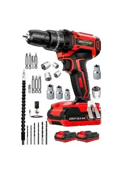 Lieber Alman Hard-X 256 Vf 20AH Profesyonel ve Hobi Kullanımı İçin Yüksek Performanslı Matkap