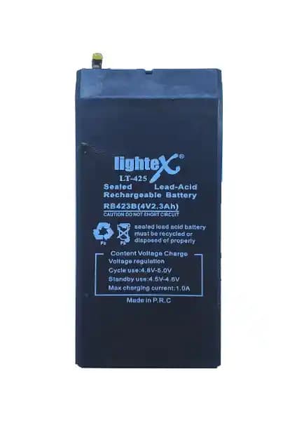 Lightex LT-425 4V 2.3Ah Bakımsız Işıldak Akü Güç ve Güvenilirlik Sunar