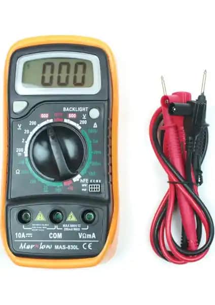Marxlow Mas 830L Dijital Multimetre Elektrik Ölçümünde Güvenilirlik ve Hassasiyet Sağlar