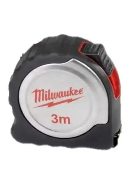 Milwaukee 3 Metre Alüminyum Şerit Metre 16mm Dayanıklı ve Hassas Ölçüm Aracı