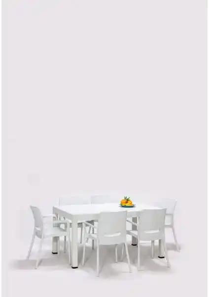 Mobetto Rattan Large Lüx ve Violet Rattan Dış Mekan Masa Takımları Karşılaştırması