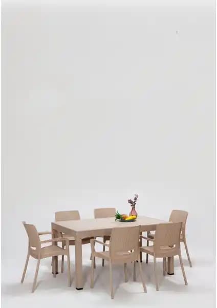 Mobetto Rattan Large ve Violet Rattan 90x150 Lüx Masa Takımları Karşılaştırması