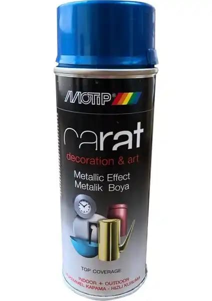Motip Carat Parlak Metalik Mavi Aerosol Boya 400 ml ile Estetik ve Dayanıklılık