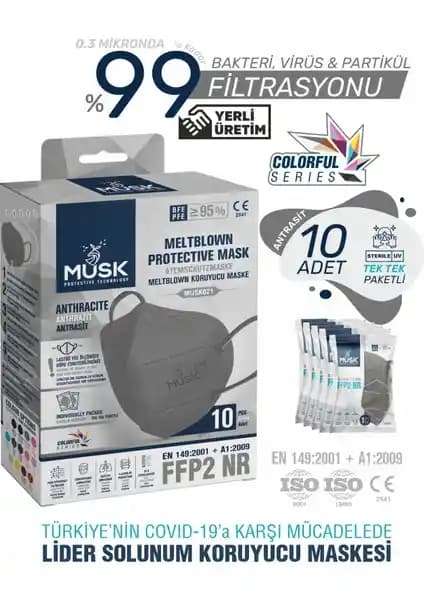 Musk FFP2/N95 Maske Gri ve Siyah Renk Modelleri Karşılaştırması ve Kullanıcı Yorumları