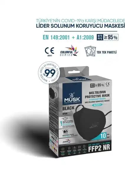 Musk Siyah ve Medizer Çiçek Desenli FFP2/N95 Maske Karşılaştırması