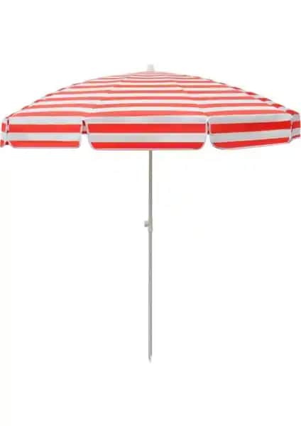 Ods Çizgili Plaj Şemsiyesi: Estetik ve Dayanıklı Tasarım ile Güneş Koruma