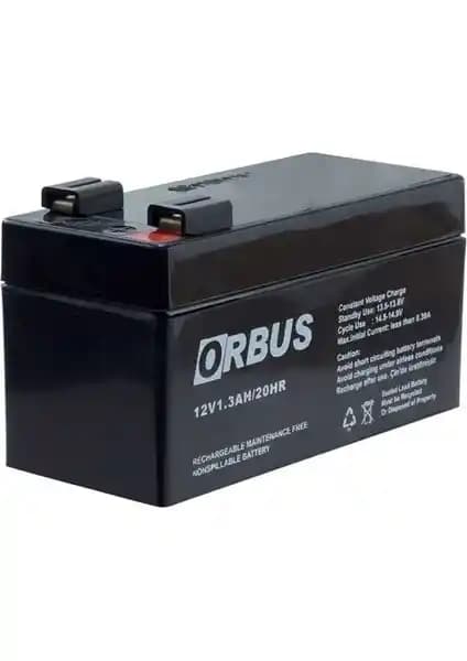 Orbus 12V 1.3AH Bakımsız Kuru Akü: Dayanıklı ve Güvenilir Enerji Çözümü