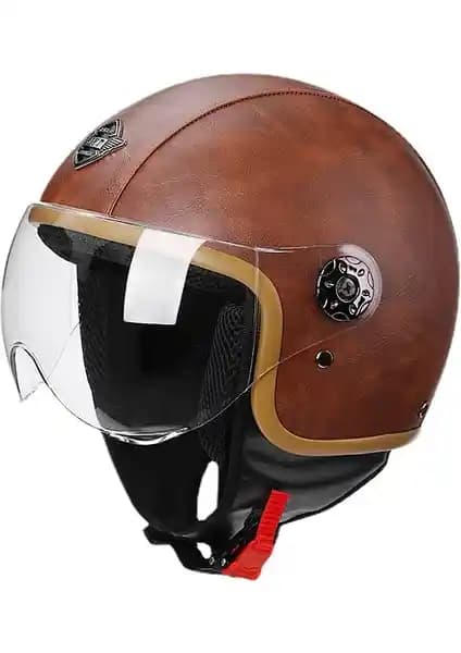 Pamukkale Retro ve Shopfocus Yarım Deri Kask Karşılaştırması: Özellikler ve Kullanıcı Yorumları