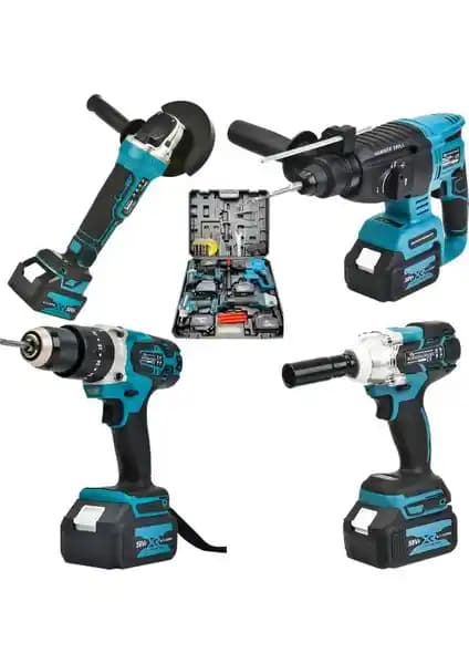 Prohummer PH-SM093 Şarjlı Ultra 4'lü Set Takımı: Çok Yönlü Güç ve Dayanıklılık Çözümleri