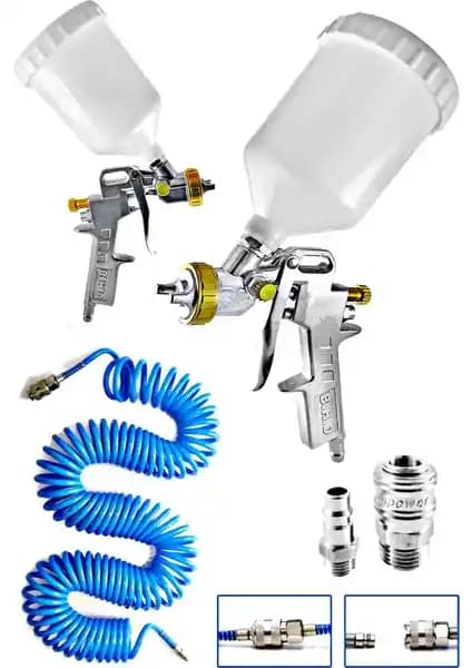 Proxtech Havalı Üstten Depo Boya Tabancası ve Spiral Hava Hortumu Seti İncelemesi