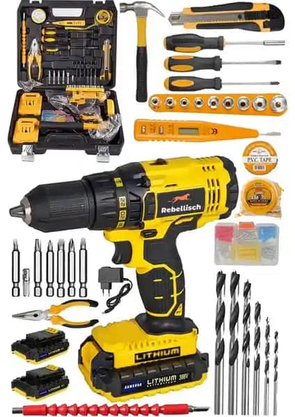 Rebellisch Germany RA789776 Metal Şanzıman Çift Akülü Darbeliyli Matkap Detaylı İnceleme ve Özellikleri