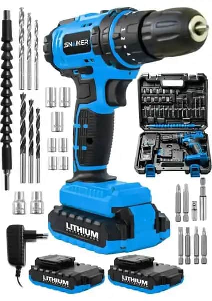 Snaiker 12V 1.2Ah Darbeli Çift Metal Şanzumanlı Vidalama Matkap Özellikleri ve Kullanım Alanları