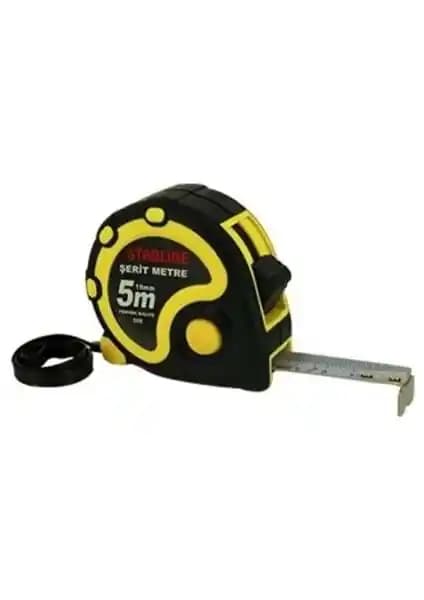 Starline 5G56E 5 Metre 19 mm Ölçüm Bandı Profesyonel ve Hobi Kullanımı İçin Güvenilir