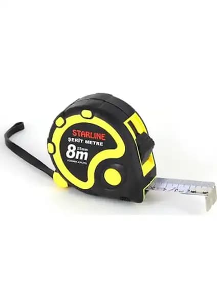 Starline 890X 25 mm Şerit Metre: Dayanıklı ve Kullanımı Kolay Ölçüm Çözümü