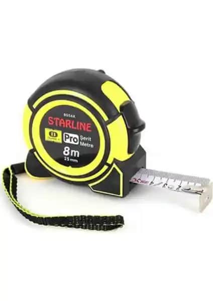 Starline 8G56X Şerit Metre: Dayanıklı ve Kullanışlı Ölçüm Aracı