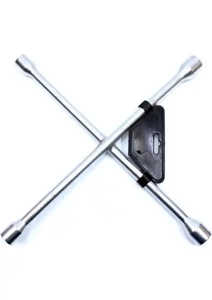 Stilson Çelik 4 Uçlu Bijon Anahtarı 103393 Güçlü ve Dayanıklı Otomotiv Araç Gereçleri