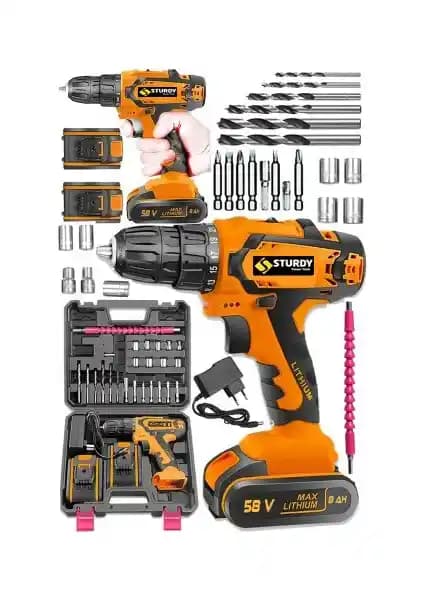 Sturdy Alman Teknolojisi 128 FV 12 AH Bakır Sargılı Hızlı Güçlü Akülü Matkap İncelemesi