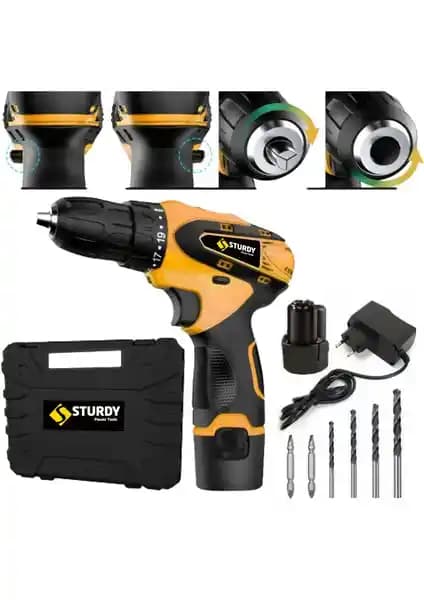 Sturdy Power Tools 36V 5Ah Çift Akülü Şarjlı Vidalama Matkap İncelemesi