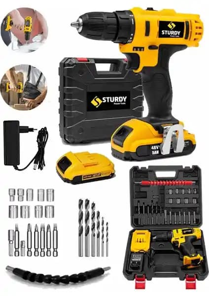 Sturdy Power Tools 92VF 12 MH Darbeli Çift Akülü Vidalama Matkap İnceleme ve Özellikleri