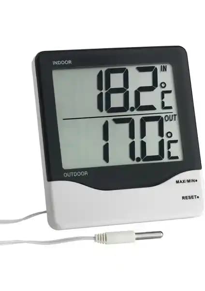 TFA Dijital İç-Dış Termometre Kablolu 30.1011 ile Hassas Sıcaklık Takibi ve Kontrol