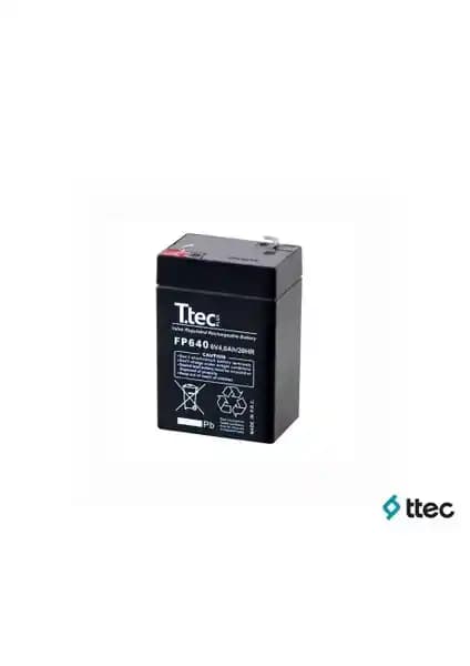 Ttec T.Tec Plus 6V 4Ah Bakımsız Kuru Akü Güvenilir Güç ve Uzun Ömür Sağlar