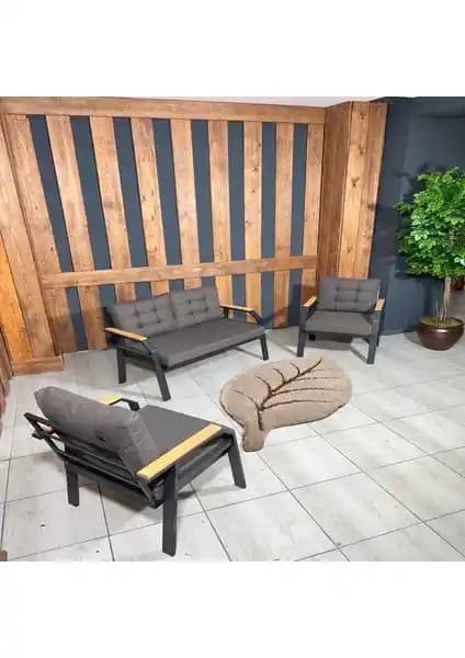 Ufuk Home Kavacık 2 1 1 Bahçe Takımı: Modern ve Fonksiyonel Dış Mekan Oturma Grubu
