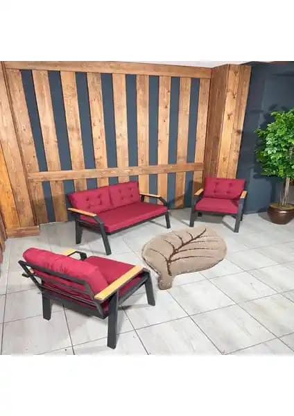 Ufuk Home Kavacık 2 1 1 Bahçe Takımı Modern ve Şık Dış Mekan Oturma Grubu Çözümü