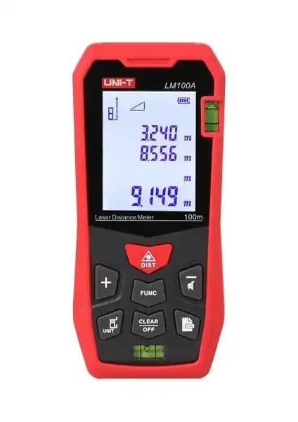 Uni-T LM100A Lazer Mesafe Ölçer: Yüksek Doğruluk ve Çok Fonksiyonlu Ölçüm Cihazı