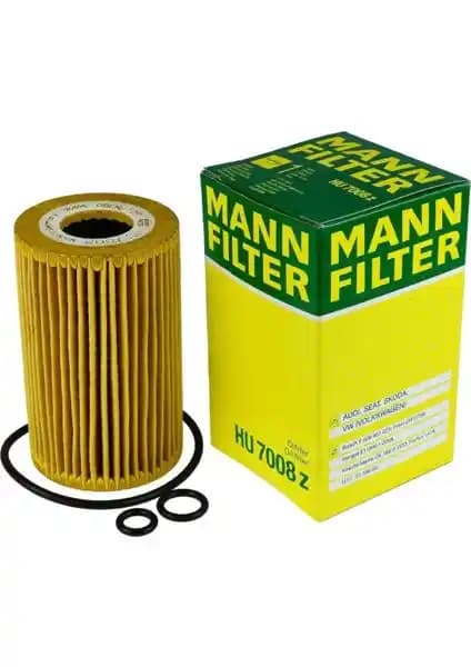 Volkswagen modelleri için Mann HU7008Z Yağ Filtresi 2011-2015 Arası Uyumlu ve Yüksek Performanslı