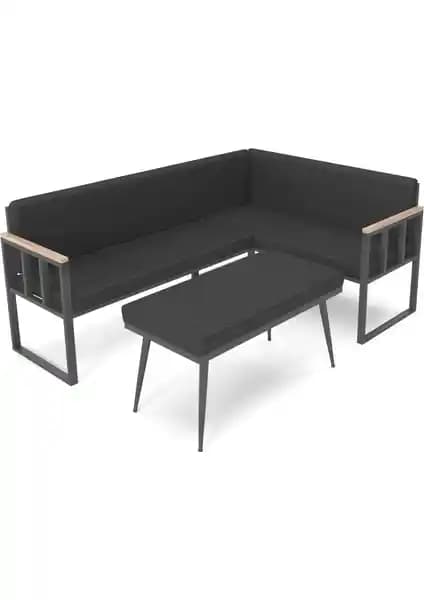 Wood House Poli Bahçe Köşe Takımı: Modern Dış Mekan Konforunun Yeni Adı