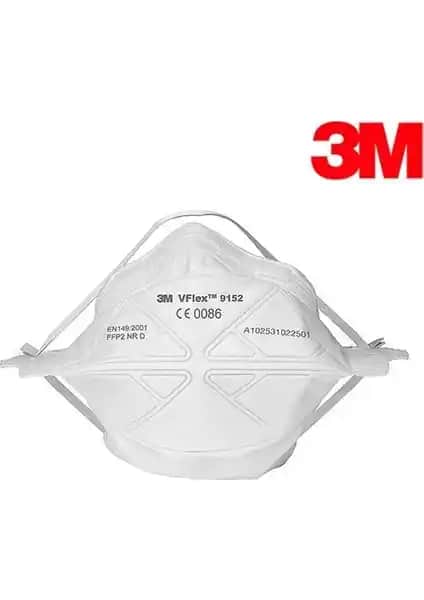 3M Vflex 9152E FFP2 Toz ve Sis Koruyucu Maske Yüksek Filtrasyon ve Konfor Sağlar