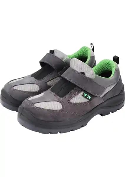 3V Süet S1P Çelik Burun ve Tabanlı Yazlık İş Ayakkabısı Güvenlik ve Konfor Sunar