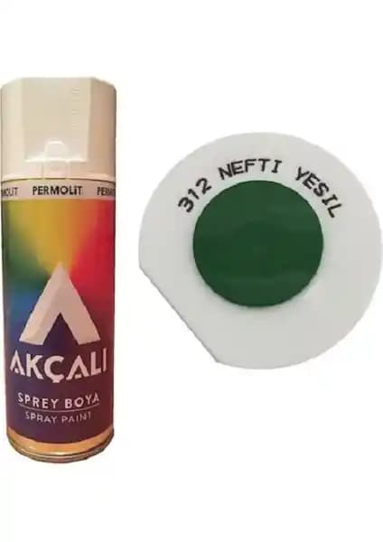 Akçalı Nefti Yeşil (312) Sprey Boya: Çok Yönlü, Çevre Dostu ve Hızlı Kuruyan Boya Çözümleri