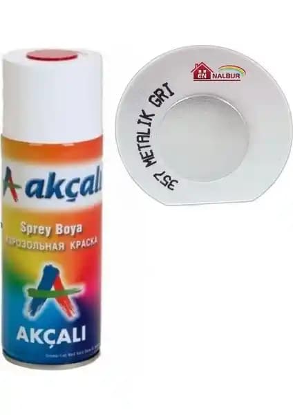 Akçalı Sprey Boya 400 Ml Metalik Gri - Yüksek Performanslı ve Estetik Boya Çözümü