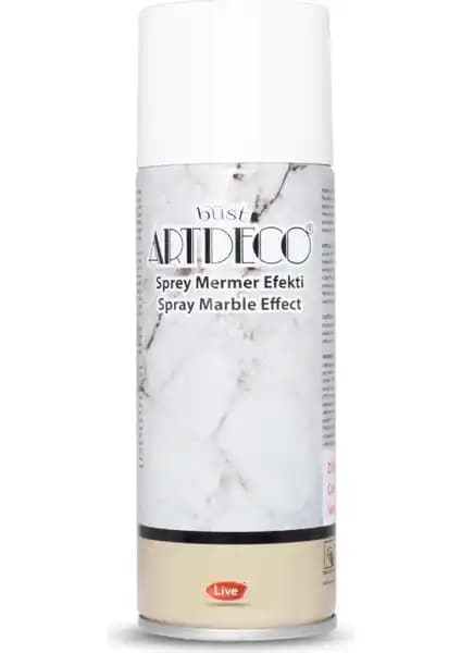 Artdeco 200ml Sprey Mermer Efekti Beyaz - Yüksek Performanslı ve Çok Yönlü Boya