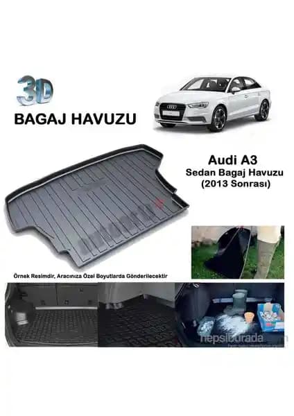 Audi A3 Sedan için Autoarti Bagaj Havuzu Güvenli ve Temiz Kullanım İçin Uygun Çözüm