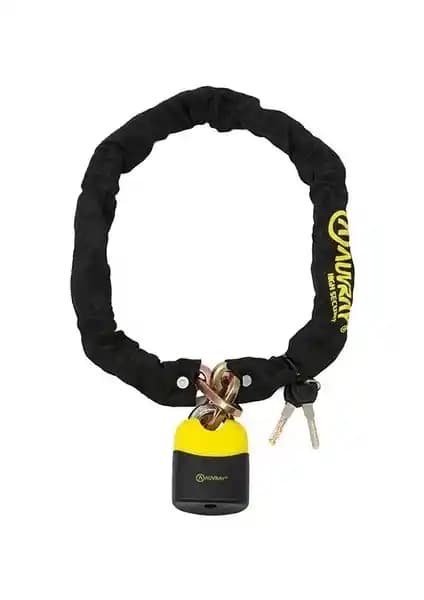 Auvray Zincir Kilit K-Bloc 200 cm Güvenli ve Dayanıklı Çelik Zincir Kilidi