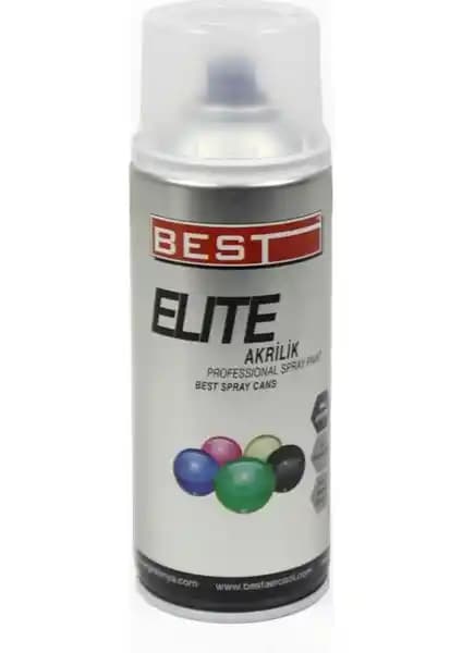 Best Elite Akrilik Sprey Boya Büyük Boy RAL-9006 Metal Gri Profesyonel Kullanım İçin