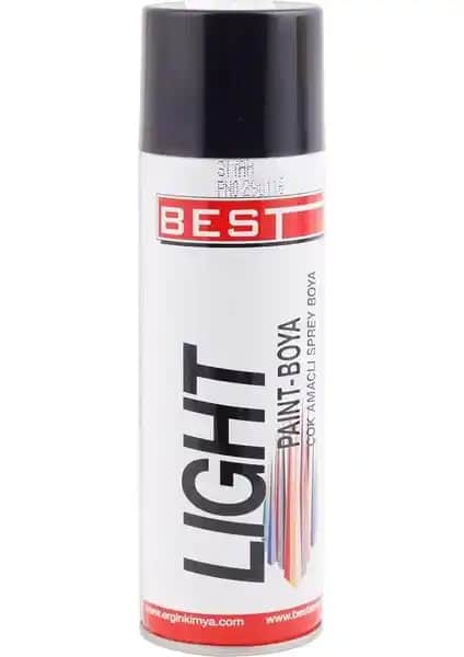 Best Light Mat Siyah Sprey Boya 250 ml ile Estetik ve Dayanıklı Kaplamalar