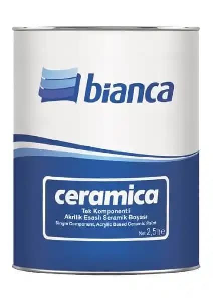 Bianca Ceramica Beyaz Seramik Boyası 2,50 Lt ile dayanıklı ve kolay uygulama deneyimi