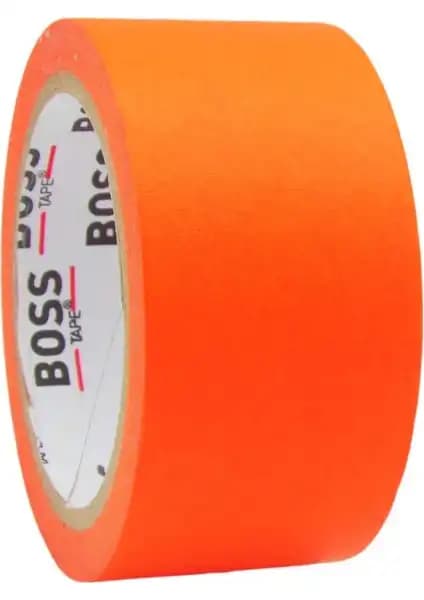 Boss Tape Turuncu Renkli Maskeleme Boya Bandı: Yüksek Kalite ve Kolay Uygulama Özellikleri