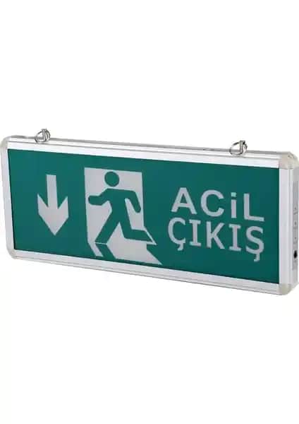 Cata Exit Acil Çıkış Armatürü 3W Ledli Ct-9178 Güvenli Tahliye İçin Tasarlandı