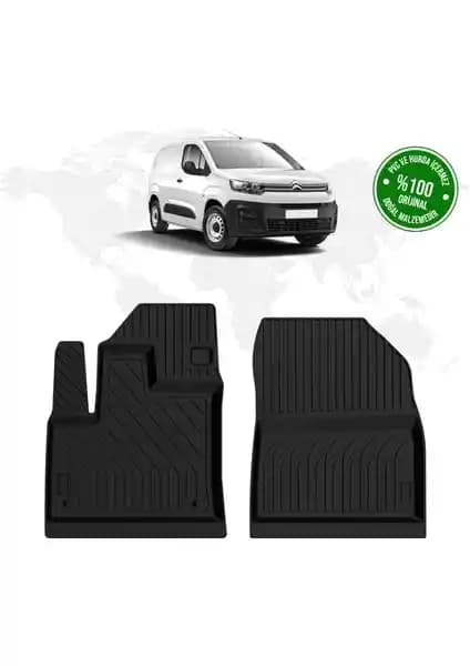 Citroen Berlingo 2019 ve Sonrası İçin Yüksek Kaliteli Havuzlu Panelvan Paspas Seti