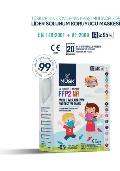 Çocuklar İçin Güvenli ve Konforlu Musk FFP2/N95 Maske Ürün Tanıtımı ve Özellikleri